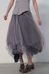 Marc Le Bihan tulle skirt purple black 2591 viollen black